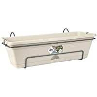 Elho Green Basics Trough Allin1 Jardinera- 11 litros- Cotton White- 25-7X69-2X16-7 cm